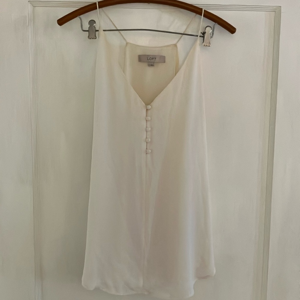 LOFT Camisole with Covered Buttons